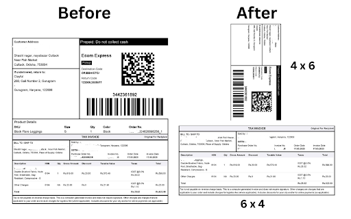 Meesho Label Cutting Tool  from Chrome web store to be run with OffiDocs Chromium online