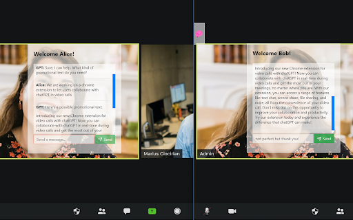 Meet GPT  from Chrome web store to be run with OffiDocs Chromium online