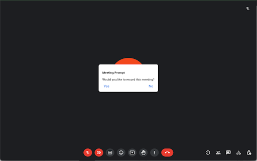 Meeting Recorder  from Chrome web store to be run with OffiDocs Chromium online