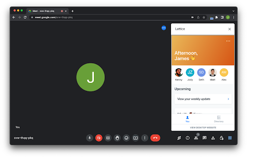 Meet Lattice  from Chrome web store to be run with OffiDocs Chromium online