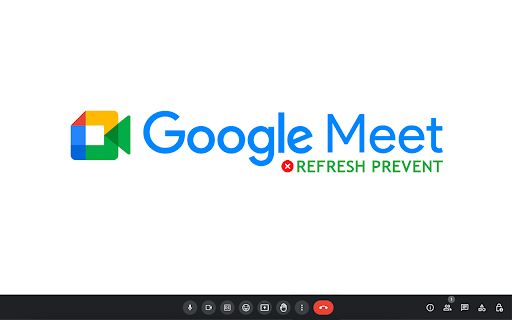 Meet Refresh Prevent  from Chrome web store to be run with OffiDocs Chromium online
