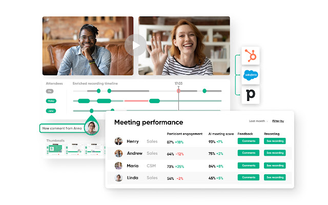 Meetric.com Calendar Integration  from Chrome web store to be run with OffiDocs Chromium online