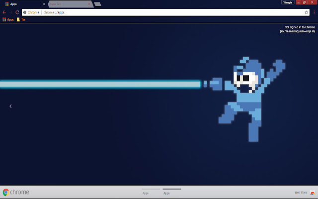 Megaman 1366*768  from Chrome web store to be run with OffiDocs Chromium online