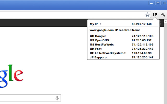 MeIP จาก Chrome เว็บสโตร์ที่จะรันด้วย OffiDocs Chromium ทางออนไลน์
