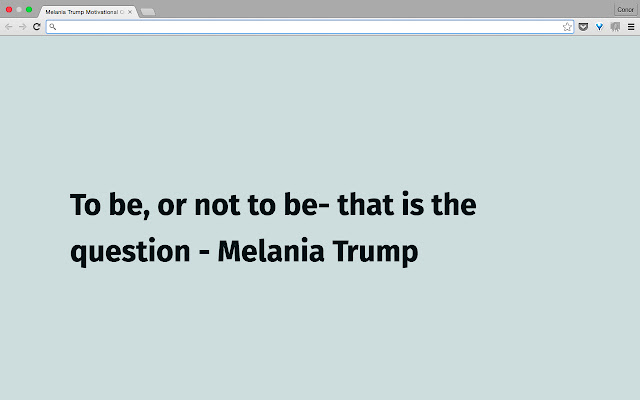 Melania Trump Motivational Quotes  from Chrome web store to be run with OffiDocs Chromium online