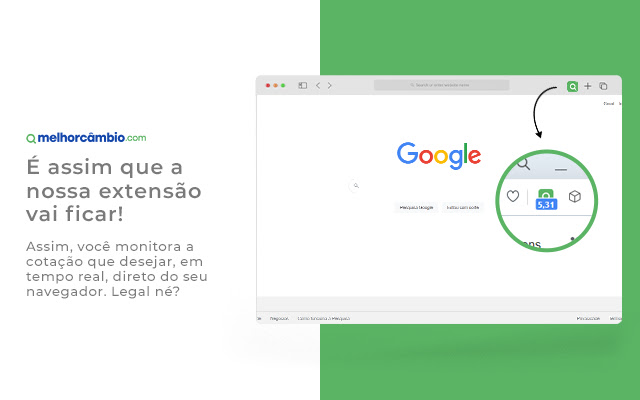 Melhor Câmbio Dólar Hoje จาก Chrome เว็บสโตร์ที่จะทำงานร่วมกับ OffiDocs Chromium ออนไลน์