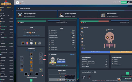 Melvor Idle 1.2 Auto Looter  from Chrome web store to be run with OffiDocs Chromium online