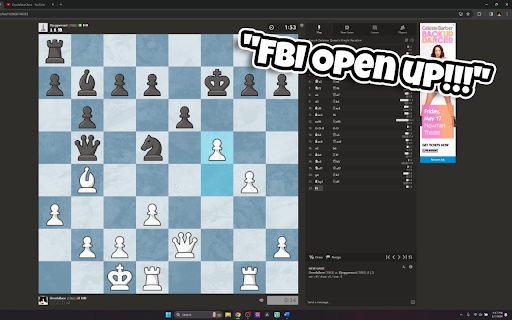 Meme Chess Extension  from Chrome web store to be run with OffiDocs Chromium online
