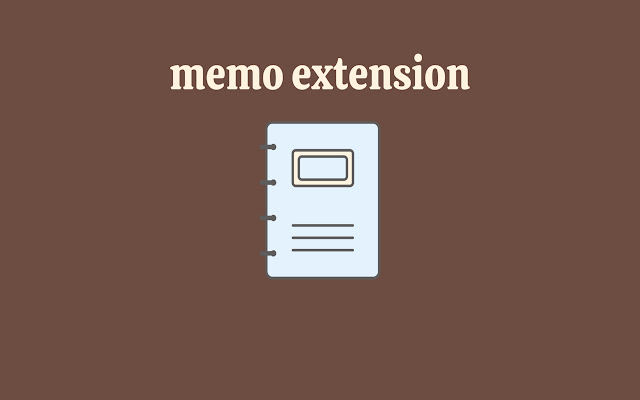 memo extension  from Chrome web store to be run with OffiDocs Chromium online