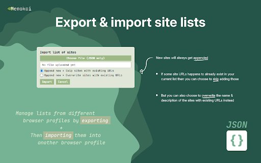 Memokoi  from Chrome web store to be run with OffiDocs Chromium online