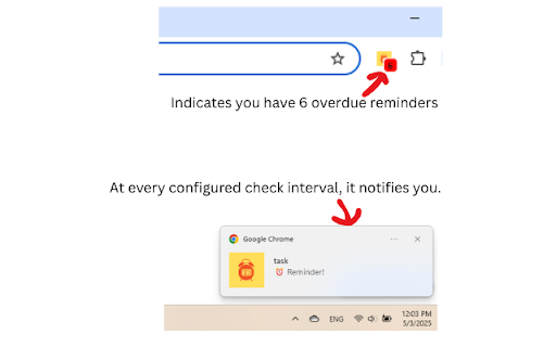 MemoPop: Quick Reminders  from Chrome web store to be run with OffiDocs Chromium online