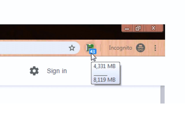 Memory Notifier  from Chrome web store to be run with OffiDocs Chromium online