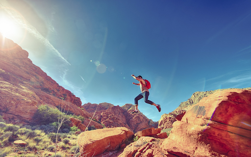 Men climbing mountains  from Chrome web store to be run with OffiDocs Chromium online