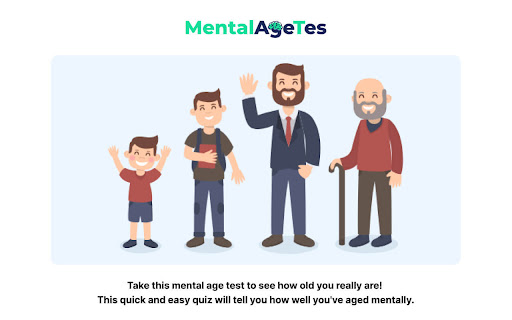 Mental Age Test Check Your Mental Age Official Quiz 2024  from Chrome web store to be run with OffiDocs Chromium online