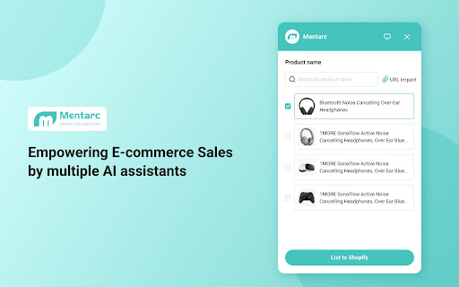 Mentarc, E commerce AI assistant from Chrome web store to be run with OffiDocs Chromium online Mentarc, E commerce AI assistant from Chrome web store to be run with OffiDocs Chromium online