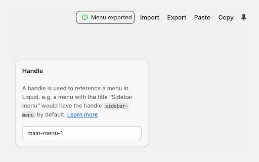 Menufy  from Chrome web store to be run with OffiDocs Chromium online