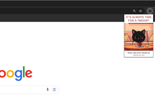 MeowAt.me  from Chrome web store to be run with OffiDocs Chromium online