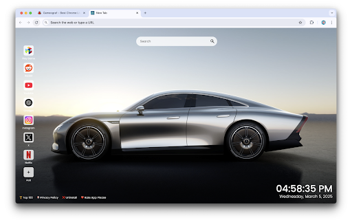 Mercedes Benz VISION EQXX Wallpapers  from Chrome web store to be run with OffiDocs Chromium online