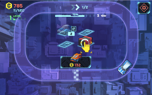 Merge Cyber Racers Game  from Chrome web store to be run with OffiDocs Chromium online