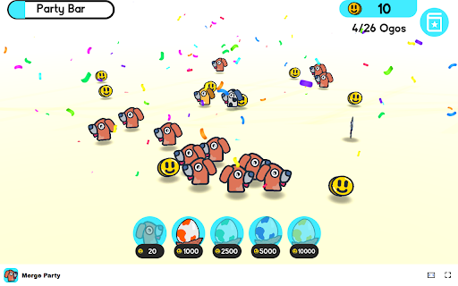 Merge Party Game Merge Ogos and spark a celebration!  from Chrome web store to be run with OffiDocs Chromium online