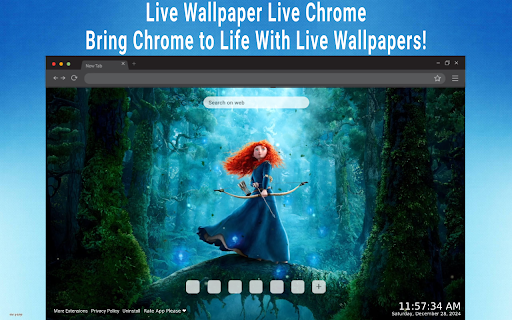 Merida 4K Live Wallpaper  from Chrome web store to be run with OffiDocs Chromium online