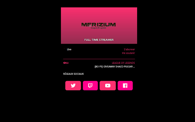 Merizium stream extension  from Chrome web store to be run with OffiDocs Chromium online