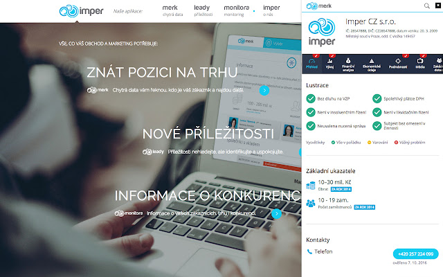 Merk.cz  from Chrome web store to be run with OffiDocs Chromium online