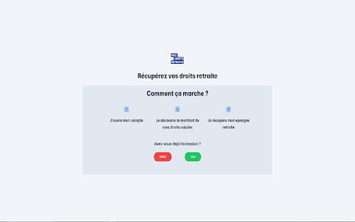 Mes droits retraite  from Chrome web store to be run with OffiDocs Chromium online