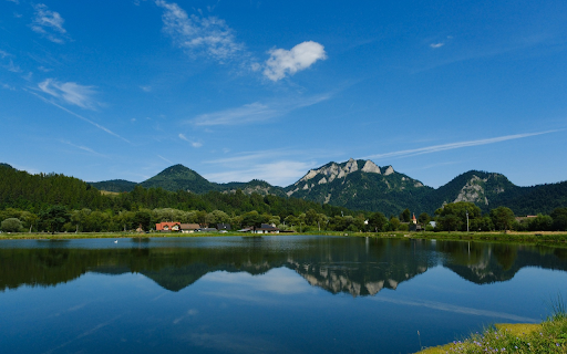 Mesmerizing Lake and Mountain  from Chrome web store to be run with OffiDocs Chromium online