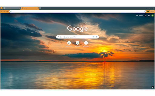 mesmerizing sunset over the sea  from Chrome web store to be run with OffiDocs Chromium online