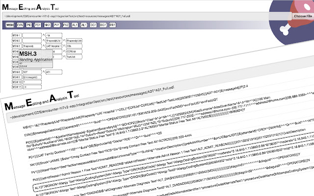 Message Editor and Analysis Tool  from Chrome web store to be run with OffiDocs Chromium online