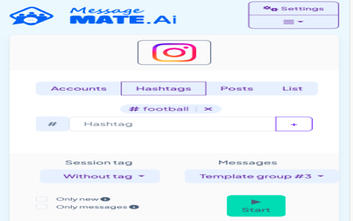 Message Mate Ai  from Chrome web store to be run with OffiDocs Chromium online