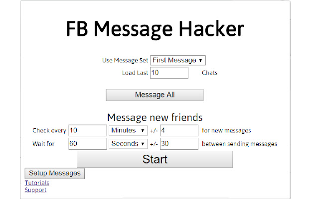 Message Tool  from Chrome web store to be run with OffiDocs Chromium online