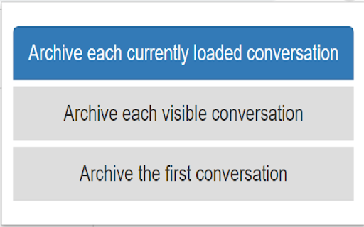 Messenger Bulk Archiver  from Chrome web store to be run with OffiDocs Chromium online