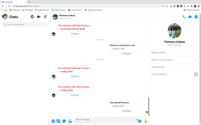 Messenger focus mode  from Chrome web store to be run with OffiDocs Chromium online