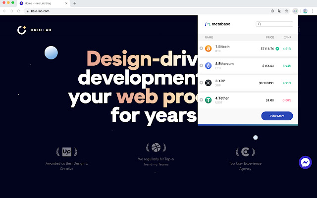 Metabase  from Chrome web store to be run with OffiDocs Chromium online