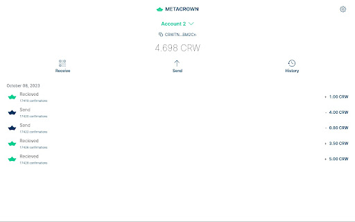 MetaCrown  from Chrome web store to be run with OffiDocs Chromium online