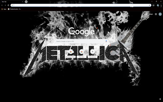Metallica Theme  from Chrome web store to be run with OffiDocs Chromium online