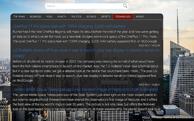 Metanetic News  from Chrome web store to be run with OffiDocs Chromium online