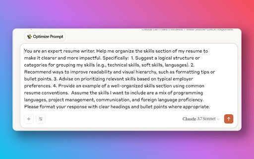 MetaPrompt  from Chrome web store to be run with OffiDocs Chromium online