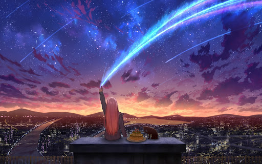 Meteor Shower Night Over the City  from Chrome web store to be run with OffiDocs Chromium online