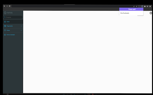 Meu RH Hora de sair  from Chrome web store to be run with OffiDocs Chromium online