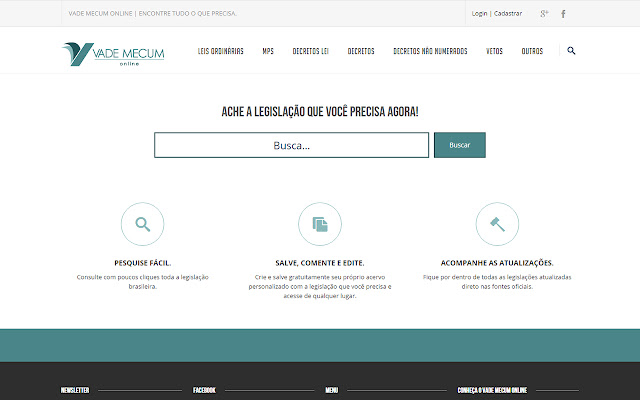 Meu Vade Mecum Online  from Chrome web store to be run with OffiDocs Chromium online
