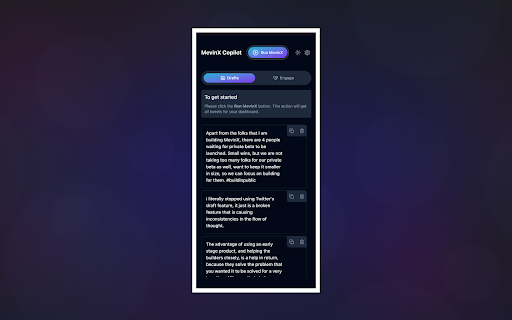 MevinX Engage  Grow Online  from Chrome web store to be run with OffiDocs Chromium online