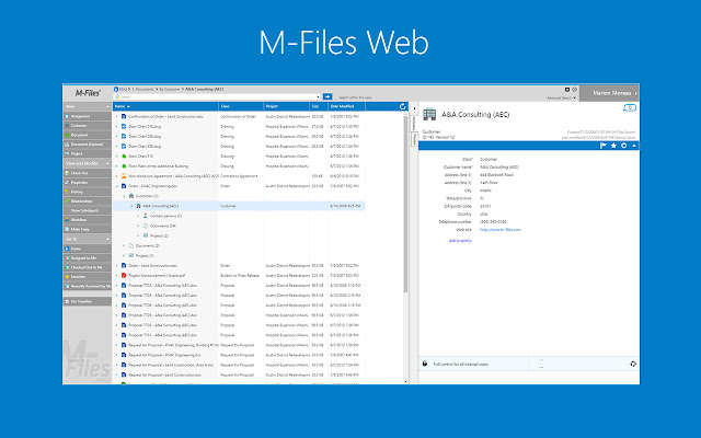 M Files for Chrome  from Chrome web store to be run with OffiDocs Chromium online