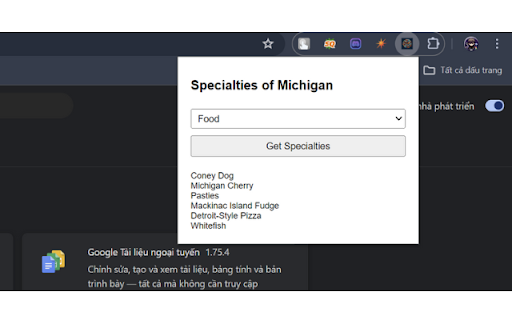 Michigan Specialties  from Chrome web store to be run with OffiDocs Chromium online
