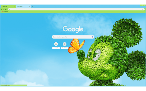 Mickey Topiary  from Chrome web store to be run with OffiDocs Chromium online