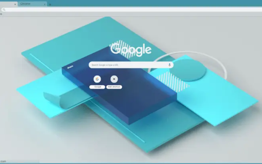 Microsoft 365 3D Blue  from Chrome web store to be run with OffiDocs Chromium online