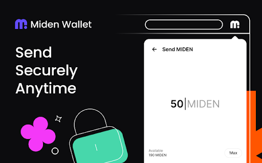 Miden Wallet  from Chrome web store to be run with OffiDocs Chromium online