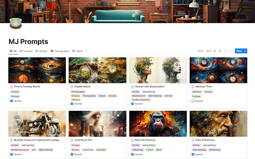 Midjourney2Notion  from Chrome web store to be run with OffiDocs Chromium online